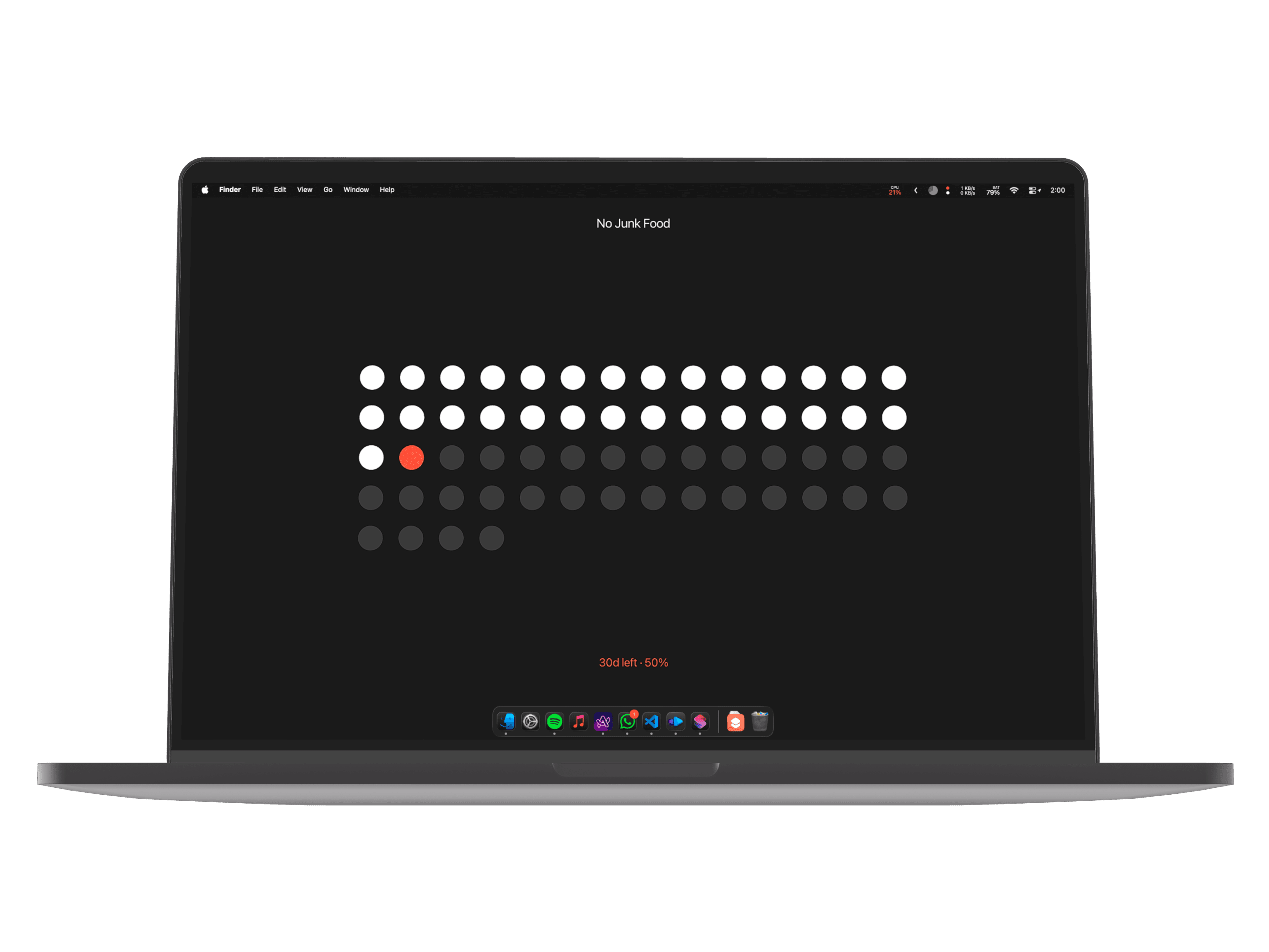 Goal Calendar Wallpaper Preview